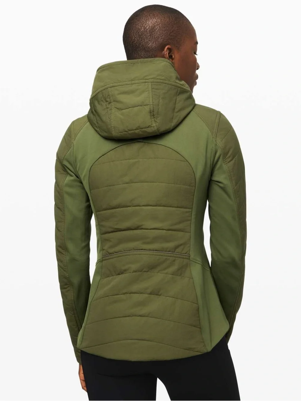 New Lululemon Another Mile Jacket Landscaping Green Size 12 NWT
